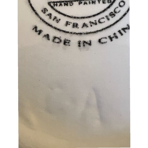 HTF Pair of Collectible Vtg 1994 CLAY ART Mosaic Fish Mugs Hand-Painted Ceramic - Picture 16 of 16